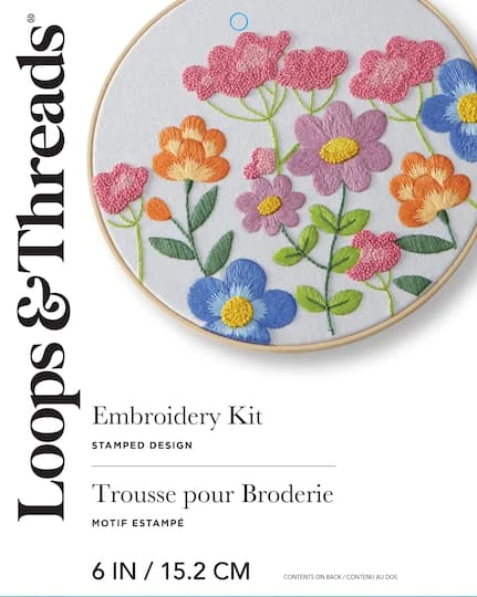 6" Garden Fresh Embroidery Kit By Loops & Threads® 3 6" Garden Fresh Embroidery Kit By Loops & Threads® - Image 3