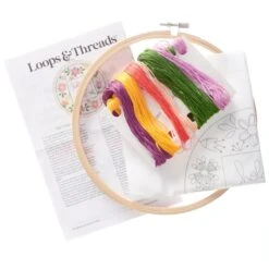 8" Overthink Embroidery Kit By Loops & Threads® 8 8" Overthink Embroidery Kit By Loops & Threads® -Michaels Sale Store 10666764 13