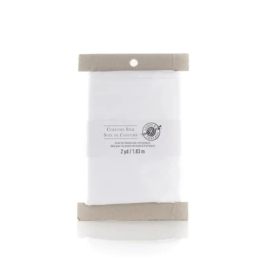 Costume Silk Fabric Bundle By Loops & Threads®White 2 Costume Silk Fabric Bundle By Loops & Threads®White - Image 2