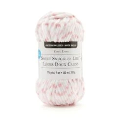 Sweet Snuggles Lite™ Variegated Striped Yarn By Loops & Threads®Ballet Slipper