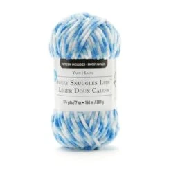 Sweet Snuggles Lite™ Variegated Striped Yarn By Loops & Threads®Raindrops