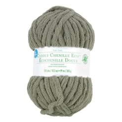 Cuddly Chenille Eco™ Yarn By Loops & Threads™ Steel Gray