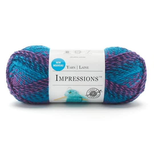 Impressions™ Yarn By Loops & Threads® Amethyst 2 Impressions™ Yarn By Loops & Threads® Amethyst - Image 2