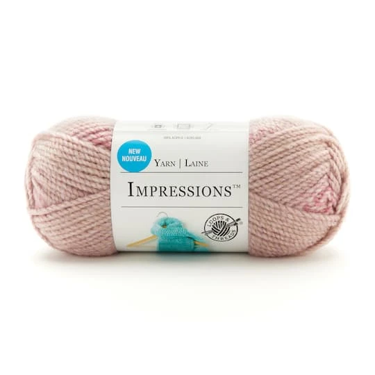 Impressions™ Yarn By Loops & Threads® Dusty Pink 2 Impressions™ Yarn By Loops & Threads® Dusty Pink - Image 2