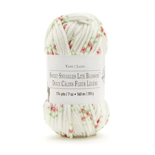 Sweet Snuggles Lite Blossom™ Yarn By Loops & Threads Rose 1 Sweet Snuggles Lite Blossom™ Yarn By Loops & Threads Rose