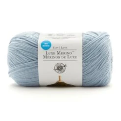 Luxe Merino™ Solid Yarn By Loops & Threads® Celestial Blue