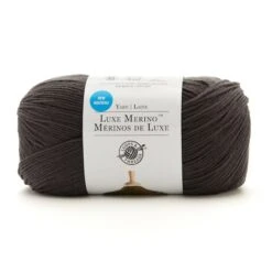 Luxe Merino™ Solid Yarn By Loops & Threads® Stormy