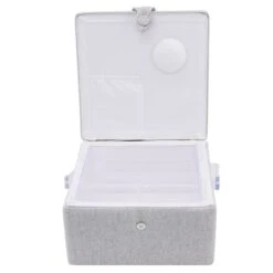 Gray Square Sewing Basket By Loops & Threads® -Michaels Sale Store 10712382 3