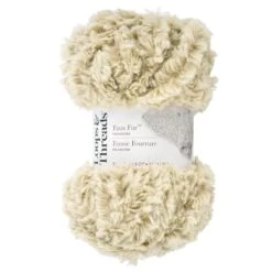 Faux Fur™ Yarn By Loops & Threads® Gold Frost
