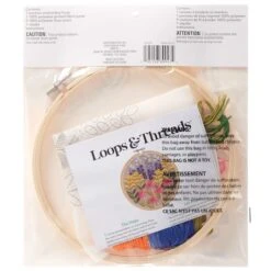 8" Wildflowers Stamped Design Embroidery Kit By Loops & Threads® -Michaels Sale Store 10712529 6