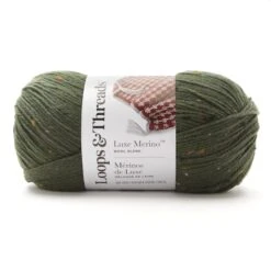 Luxe Merino™ Tweed Yarn By Loops & Threads® Pine