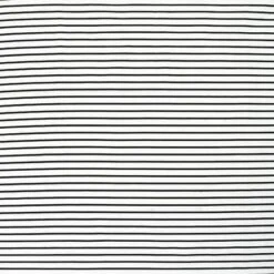 White & Black Stripes Cotton Fabric Mini Bolt By Loops & Threads®