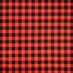 Red & Black Buffalo Check Cotton Fabric Mini Bolt By Loops & Threads®