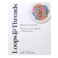 Good Vibes Punch Needle Kit By Loops & Threads® -Michaels Sale Store 10713268 2