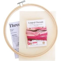 Cherry Blossom Cross Stitch Kit By Loops & Threads® -Michaels Sale Store 10713298 3