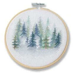 Trees Counted Cross Stitch Kit By Loops & Threads®