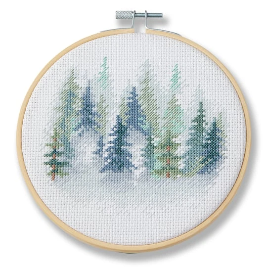 Trees Counted Cross Stitch Kit By Loops & Threads® 1 Trees Counted Cross Stitch Kit By Loops & Threads®