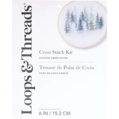 Trees Counted Cross Stitch Kit By Loops & Threads® 7 Trees Counted Cross Stitch Kit By Loops & Threads® -Michaels Sale Store 10713300 2