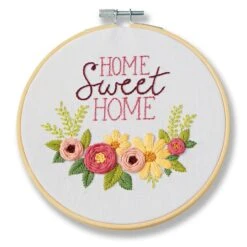 Home Sweet Home Embroidery Kit By Loops & Threads®