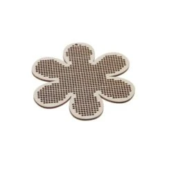 4" Flower Cross Stitch Wood Canvas, 4ct. By Loops & Threads® -Michaels Sale Store 10722097 3