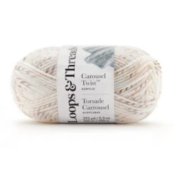 Carousel Twist™ Yarn By Loops & Threads® Biscuit