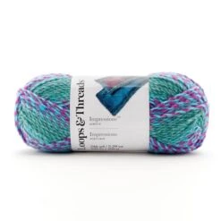 Impressions™ Yarn By Loops & Threads® Blue Raspberry