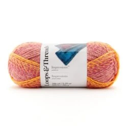 Impressions™ Yarn By Loops & Threads® Pink Grapefruit