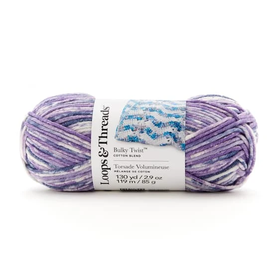 Bulky Twist™ Multi Yarn By Loops & Threads® Lavender Glow 2 Bulky Twist™ Multi Yarn By Loops & Threads® Lavender Glow - Image 2
