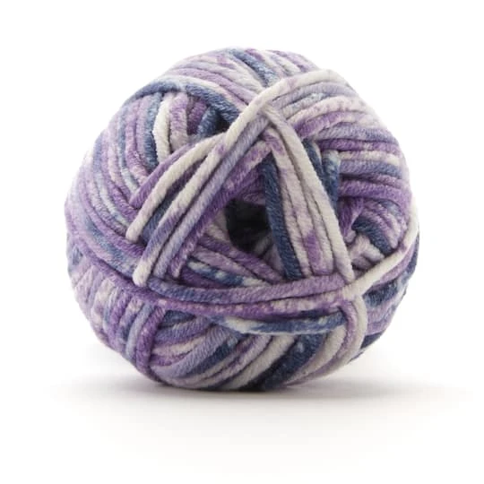 Bulky Twist™ Multi Yarn By Loops & Threads® Lavender Glow 4 Bulky Twist™ Multi Yarn By Loops & Threads® Lavender Glow - Image 4