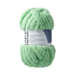 Fluffy Chenille™ Yarn By Loops & Threads® Spring Green