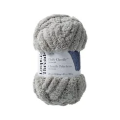 Fluffy Chenille™ Yarn By Loops & Threads® Mirage Grey