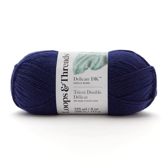 Delicate DK™ Yarn By Loops & Threads® Beacon Blue 2 Delicate DK™ Yarn By Loops & Threads® Beacon Blue - Image 2