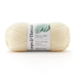 Delicate DK™ Yarn By Loops & Threads® Winter White
