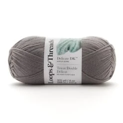 Delicate DK™ Yarn By Loops & Threads® Gray