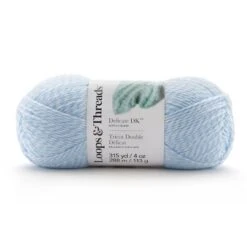 Delicate DK™ Yarn By Loops & Threads® Blue Marl