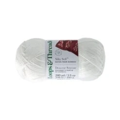 Silky Soft™ Yarn By Loops & Threads® Snow