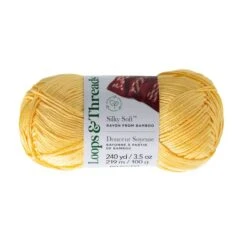 Silky Soft™ Yarn By Loops & Threads® Banana