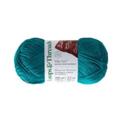 Silky Soft™ Yarn By Loops & Threads® Deep Lake