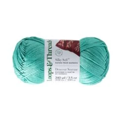 Silky Soft™ Yarn By Loops & Threads® Seaglass