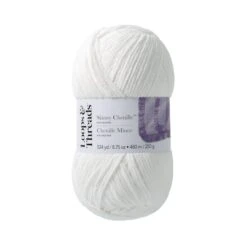 Skinny Chenille™ Yarn By Loops & Threads® Swan