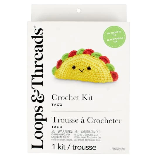 Intermediate Taco Amigurumi Crochet Kit By Loops & Threads® 4 Intermediate Taco Amigurumi Crochet Kit By Loops & Threads® - Image 4