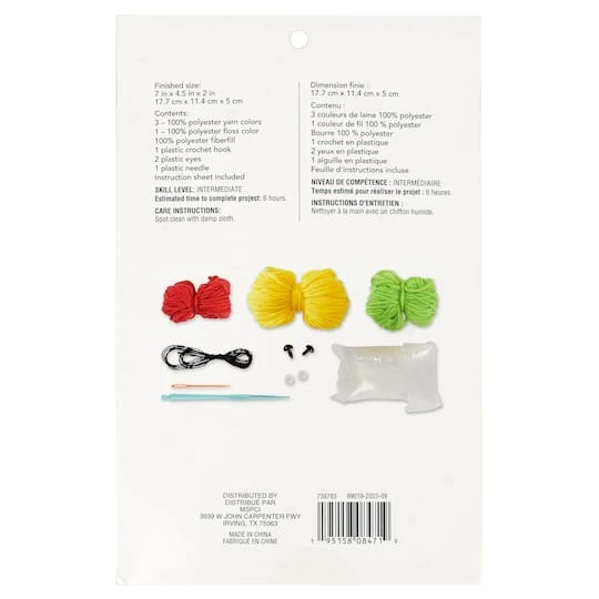 Intermediate Taco Amigurumi Crochet Kit By Loops & Threads® 5 Intermediate Taco Amigurumi Crochet Kit By Loops & Threads® - Image 5