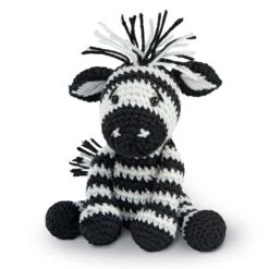 Intermediate Zebra Amigurumi Crochet Kit By Loops & Threads®