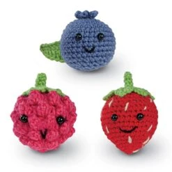 Intermediate Berries Amigurumi Crochet Kit By Loops & Threads®