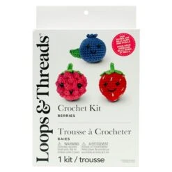 Intermediate Berries Amigurumi Crochet Kit By Loops & Threads® 7 Intermediate Berries Amigurumi Crochet Kit By Loops & Threads® -Michaels Sale Store 10738798 2