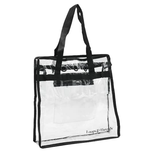 Transparent Yarn Project Bag By Loops & Threads® 1 Transparent Yarn Project Bag By Loops & Threads®