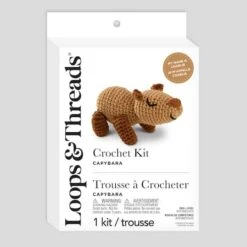 Intermediate Capybara Amigurumi Crochet Kit By Loops & Threads® -Michaels Sale Store 10759265 3