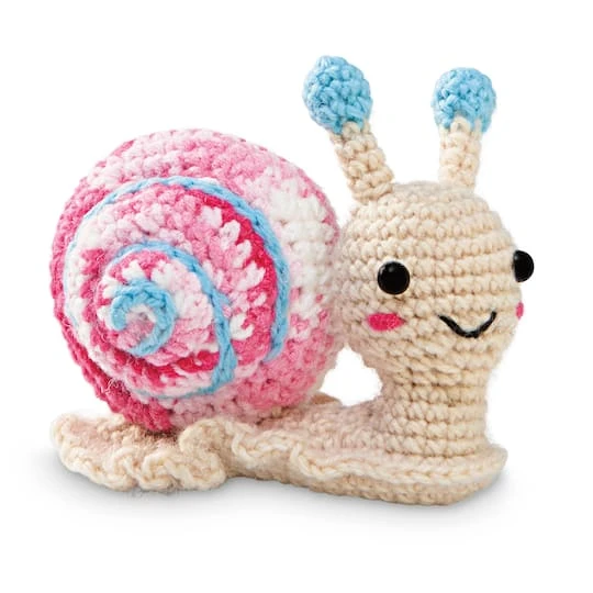 Intermediate Snail Amigurumi Crochet Kit By Loops & Threads® 1 Intermediate Snail Amigurumi Crochet Kit By Loops & Threads®