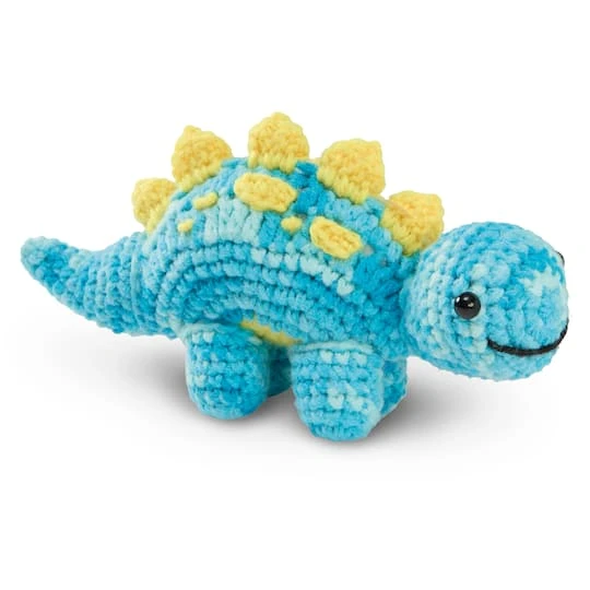 Intermediate Dinosaur Amigurumi Crochet Kit By Loops & Threads® 1 Intermediate Dinosaur Amigurumi Crochet Kit By Loops & Threads®