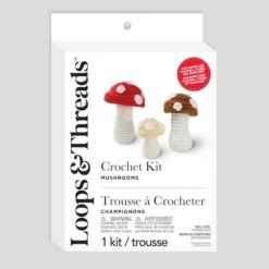 Intermediate Mushrooms Amigurumi Crochet Kit By Loops & Threads® 8 Intermediate Mushrooms Amigurumi Crochet Kit By Loops & Threads® -Michaels Sale Store 10759273 3